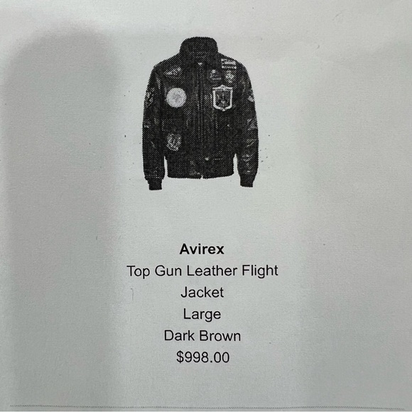 AVIREX CLASSIC PATCHED G-1 FLIGHT AVIATOR JACKET IN BROWN SIZE XL - Picture 13 of 15
